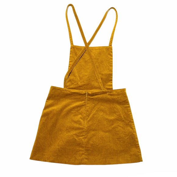 Zara Trafaluc Pinny Bib Corduroy Overall Dress - Picture 7 of 7